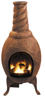 Terra Cotta Color Chimenea